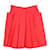 Minifalda plisada de algodón rojo de Alexander McQueen Roja  ref.1391053