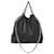 Stella Mc Cartney Stella McCartney Umschlagtasche aus schwarzem veganem Leder Synthetisch Kunstleder  ref.1391056