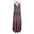 Ba&sh Salsa Tiered Metallic Maxi Dress in Multicolor Polyester  ref.1391063