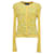 Boutique Moschino Button-Up Floral Cardigan in Yellow Cotton  ref.1391075