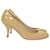 Zapatos de tacón medio Miu Miu en charol beige Cuero  ref.1391086