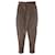 Pantaloni Ami Carrot in velluto a coste di cotone marrone Rosso  ref.1391120