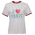 Kurzärmliges T-Shirt „Dior Alphabet Love“ aus weißer Baumwolle  ref.1391129