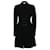 Alaïa Double-Breasted Glitter Coat in Black Velvet   ref.1391133