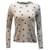 Proenza Schouler Long-Sleeves Polka Dotted-Print Top in White and Black Cotton  Cream  ref.1391139