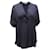 Vince Notch Neck Blouse in Navy Blue Silk   ref.1391171