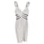 Herve Leger – Bandage-Kleid aus weißem Rayon Roh Strahl Zellulosefaser  ref.1391196