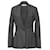 Blazer Christian Dior de un solo botón en lana gris  ref.1391203