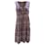 Prada Abstract Print Sleeveless Dress in Purple Print Silk  ref.1391220