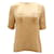Marc by Marc Jacobs Sheer Blouse with Gold in Pink Silk Peach  ref.1391227