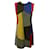 Vestido patchwork Victoria Beckham em camurça multicolor Impressão em python Suécia  ref.1391241