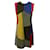 Victoria Beckham Patchwork-Kleid aus mehrfarbigem Wildleder Python drucken Schweden  ref.1391241