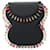 Bolso By Far Frida Grosgrain en Viscosa Negra Negro Fibra de celulosa  ref.1391245