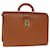 LOUIS VUITTON Epi Serviette Fermoir Borsa da lavoro Marrone M54358 LV Auth 74051 Pelle  ref.1391369