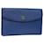 LOUIS VUITTON Epi Montaigne 23 Clutch Bag Blue M52665 LV Auth 75039 Leather  ref.1391389