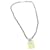 CHANEL Perfume Necklace Clear CC Auth bs14238 Metal  ref.1391452