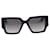 Roberto Cavalli Óculos de sol pretos Plástico  ref.1391497