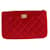 Chanel Bolsa de terciopelo Roja  ref.1391498