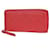 Louis Vuitton Zippy Wallet Cuir Rouge  ref.1391683