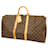 Louis Vuitton Keepall 50 Braun Leinwand  ref.1391808