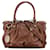 Bolso satchel Sukey de cuero Gucci marrón Castaño  ref.1392017