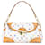 Bolso de hombro Beverly MM multicolor con monograma de Louis Vuitton blanco Cuero  ref.1392037