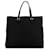 Black Fendi Zucchino Canvas Tote Leather  ref.1392046