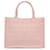 Bolsa de livro bordada rosa Dior Medium Cannage Lona  ref.1392052