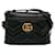 Bolso satchel Gucci Mini GG Marmont negro Cuero  ref.1392058