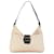 Cream Fendi Zucca Canvas Shoulder Bag Leather  ref.1392066