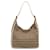 Brown Fendi Zucchino Canvas Shoulder Bag Leather  ref.1392071