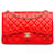 Red Chanel Jumbo Classic Lambskin Double Flap Shoulder Bag Leather  ref.1392084