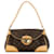 Brown Louis Vuitton Monogram Beverly MM Shoulder Bag Leather  ref.1392102