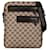 Crossbody em lona Gucci GG marrom Couro  ref.1392111