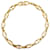 Pulsera de cadena con logotipo CD Dior dorada Dorado Metal  ref.1392121