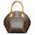 Bolso de mano marrón Louis Vuitton Monogram Ellipse PM Castaño Cuero  ref.1392160