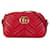 Bolsa Crossbody Gucci Pequena GG Marmont Matelassê Vermelha Vermelho Couro  ref.1392235
