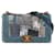 Blue Chanel Medium Denim Patchwork Boy Bag  ref.1392243
