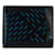 Carteira Bifold de Couro Perfurado Bottega Veneta Preta Preto  ref.1392254