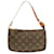 Brown Louis Vuitton Monogram Pochette Accessoires Shoulder Bag Leather  ref.1392275