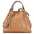 Petit sac à main Soho verni beige Gucci Cuir Camel  ref.1392307