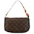 Brown Louis Vuitton Monogram Pochette Accessoires Shoulder Bag Leather  ref.1392316
