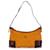 Yellow LOEWE Anagram Suede Shoulder Bag Leather  ref.1392324