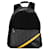 Black Fendi Zucca Coated Canvas and Nylon Diagonal Backpack Leather  ref.1392326