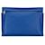 Blaue LOEWE T-Clutch mit geprägtem Anagramm Leder  ref.1392332