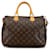Braune Louis Vuitton Speedy 30 Boston Tasche mit Monogramm Leder  ref.1392349