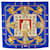 Blu Hermès Hommage Una sciarpa di seta Charles Garnier  ref.1392372