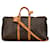 Brown Louis Vuitton Monogram Keepall Bandouliere 55 Travel Bag Leather  ref.1392471