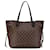 Brown Louis Vuitton Damier Ebene Neverfull MM Tote Bag Leather  ref.1392503