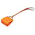 Orange Hermès Milo Swift Sac Bag Charm Leather  ref.1392512